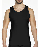 3 Tank Tops Wide Shoulder Men's Stretch Cotton Elastic Pierre Cardin - $32.23 - $32.95