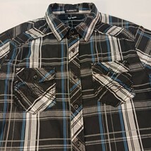 Carbon Classic Fit Multicolor Plaid Flannel Button Up Long Sleeve Shirt Men Sz M image 10