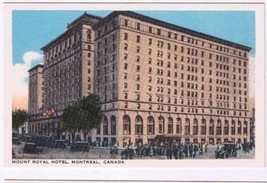 Postcard Mount Royal Hotel Montreal Quebec CLC - £2.83 GBP