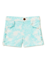 Garanimals Baby Girls Tie Dye Print Woven Shorts Blue Size 3-6 Months - £15.81 GBP