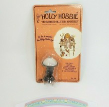 Vintage Holly Hobbie Metal DIE-CAST Collectors Miniatures Table Lamp W/ Switch - £18.82 GBP