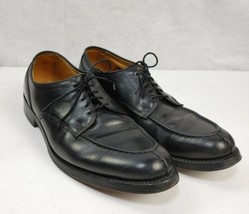Allen Edmonds Bradley Black Leather Dress Oxfords Split Toe Shoes Mens 9 C - £23.14 GBP