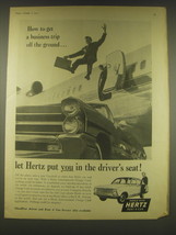 1965 Hertz Rent-a-Car Ad - How to get a business trip off the ground - £14.78 GBP