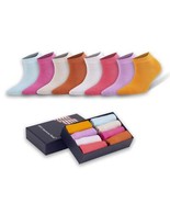 Women’s Bamboo Low Cut Ankle Socks 8 Pairs Gift Box Breathable Seamless ... - $31.77 CAD