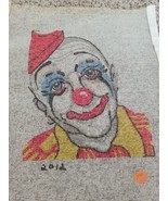Clown Head Needlepoint 2012 Canvas Only 14&quot;x12&quot;  - $25.54 CAD