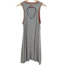 American Eagle soft and sexy grey ringer cutout back swing dress extra s... - $14.99