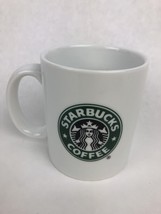 White Starbucks Coffee Mug Mermaid Logo 5” Tall 12 oz Tea Cup Latte 2006 - £8.99 GBP