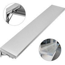 VEVOR Concession Shelf 70.8L x 11.4W Inch with Stainless Steel Frame and Surface - $2,882.81 MXN