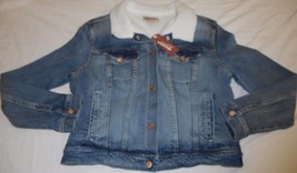 Women&#39;s Juniors Arizona Jean Jacket Coat Crosby Size LARGE NEW - $48.37