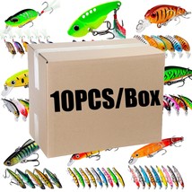 10pcs/lot clear stock Top fishing lures Wobbler hard bait Minnow Lure Hard Bait  - £74.77 GBP