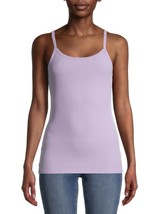 No Boundaries Women&#39;s Juniors Rib Cami Shirt 3XL (21) Purple Super Soft NEW - £7.52 GBP