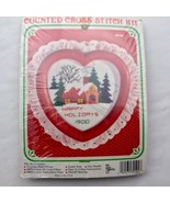 The New Berlin Co. Counted Cross Stitch Kit Victorian Heart 30194 Happy ... - £14.10 GBP