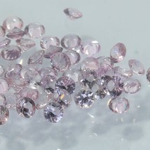 Spinel One Pink Mogok Burma Faceted Rounds 2.5 mm Accent Gem Averages .05 carat - £2.23 GBP