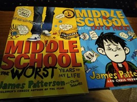 Middle School the Worst Years of my Life &amp; Get Me Out of Here by James Patterson - £6.33 GBP