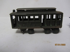 Vintage 1982 K &amp; C Int&#39;l San Francisco Trolley Car Metal Pencil Sharpener - £7.85 GBP