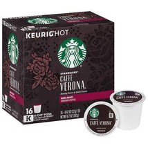 Starbucks Caffe Verona Coffee 16 to 96 Count Keurig K cups Pick Any Quantity - £20.66 GBP+