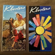 Two Vintage Klosters Gotschna Parsenn Travel Brochures 1960s Suisse Swit... - £11.59 GBP