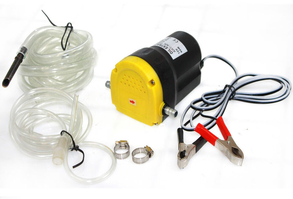 Oil Diesel Extractor Scavenge Suction Transfer Pump 12V DC Motor w/Hoses - $30.28