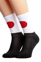 BestSockDrawer Women&#39;s Japan Flag Socks - Patriotic Socks - Novelty Socks - Funn - £7.80 GBP