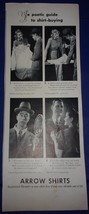 Arrow Shirts Magazine Print Advertisement 1939 - $4.99