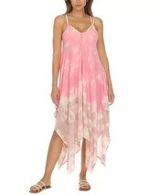 Raviya Swimwear Cover-up Dress Ombre Tea Rose Tie-dye Tulip Handkerchief Swim M - $41.14