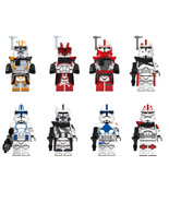 8pcs Star Wars Custom Minifigures 104th Battalion Clone Medic Captain Fordo - $15.89
