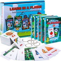 Early Learning Flash Cards For Toddlers Preschool Through Kindergarten (186 Card - £10.08 GBP