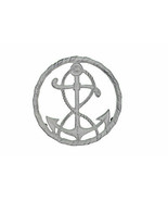 Nautical Ships Anchor Cast Iron Kitchen Trivet 7.75&quot; Wide - £11.59 GBP