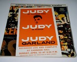 Judy Garland At Carnegie Hall Record Album Vinyl 2 Discs Capitol 1569 St... - $59.99