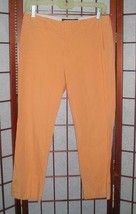 Billy Blues women&#39;s cropped capri pants sz 6 orange - £2.40 GBP