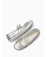 Converse All Star Dainty Mary Jane Strap Shoes Silver Metallic A12201C S... - €59,19 EUR