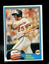 1981 Topps #314 Rich Dauer Exmt Orioles *X90760 - £0.76 GBP