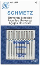 Schmetz Chrome Universal Needle 5 ct, Size 90/14