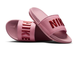 Nike Offcourt Pink Women&#39;s Slides Sandals Revive Comfort Foam Soft Strap... - $49.97