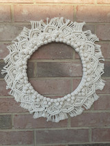 Macrame Mandala Wreath | Nursery Decor | Boho Mandala Home Decor | House... - £46.71 GBP