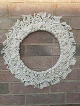 Macrame Mandala Wreath | Nursery Decor | Boho Mandala Home Decor | House... - £44.38 GBP