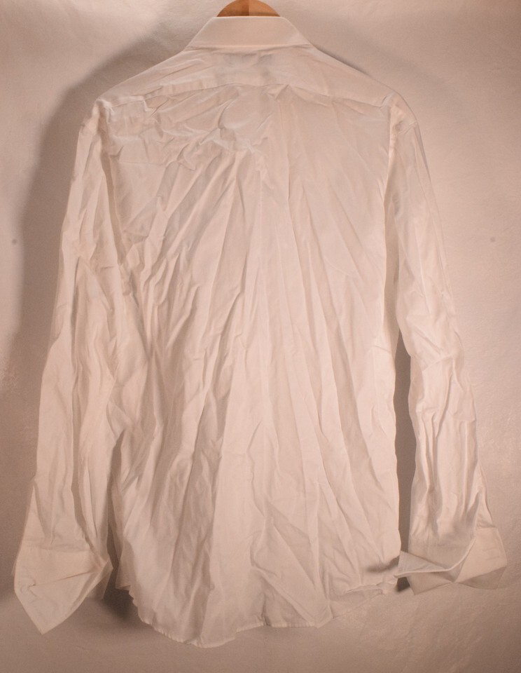 Bloomingdales Mens Contemporary Fit Dress Shirt White 17 34/35 Item image 2