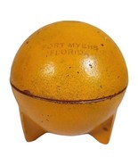 Vintage Duvine Orange Perfume Glass Box 40&#39;S Fort Myers Florida - £30.50 GBP