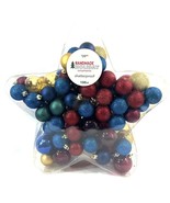 New Christmas Bulbs Shatterproof Frosted Sparkly 100 Ornaments Handmade ... - $16.25 CAD