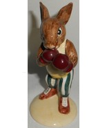1984 Royal Doulton #DB30 KNOCKOUT BUNNYKINS FIGURINE Made in England - $1,034.10 MXN