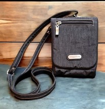 Baggallini Small Black Crossbody Bag Fanny Pack Adjustable Detachable St... - $34.54 CAD