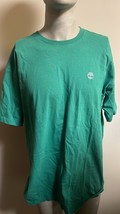 Timberland Men&#39;s Short Sleeve Green  T-Shirt   SIZE : XL - £15.38 GBP