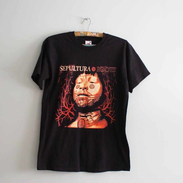 Sepultura Roots T-shirt,  Vintage Sepultura T-shirt, Vintage Band T-shirt, Max C - £47.16 GBP