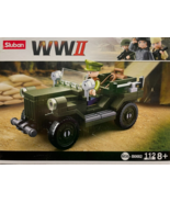 Sluban - SLU08643 - Army Vehicle Building Blocks WWII Series - 112 Pcs. - £11.78 GBP
