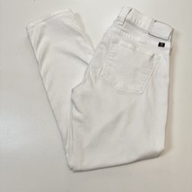 LUCKY BRAND Woman Size 2/26 White Sofia Capri Jeans Cotton/Spandex - £9.72 GBP