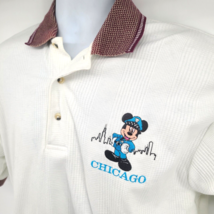 Vintage Disney Inner Harbor Chicago Police Mickey Mouse Polo Golf Shirt ... - £23.31 GBP