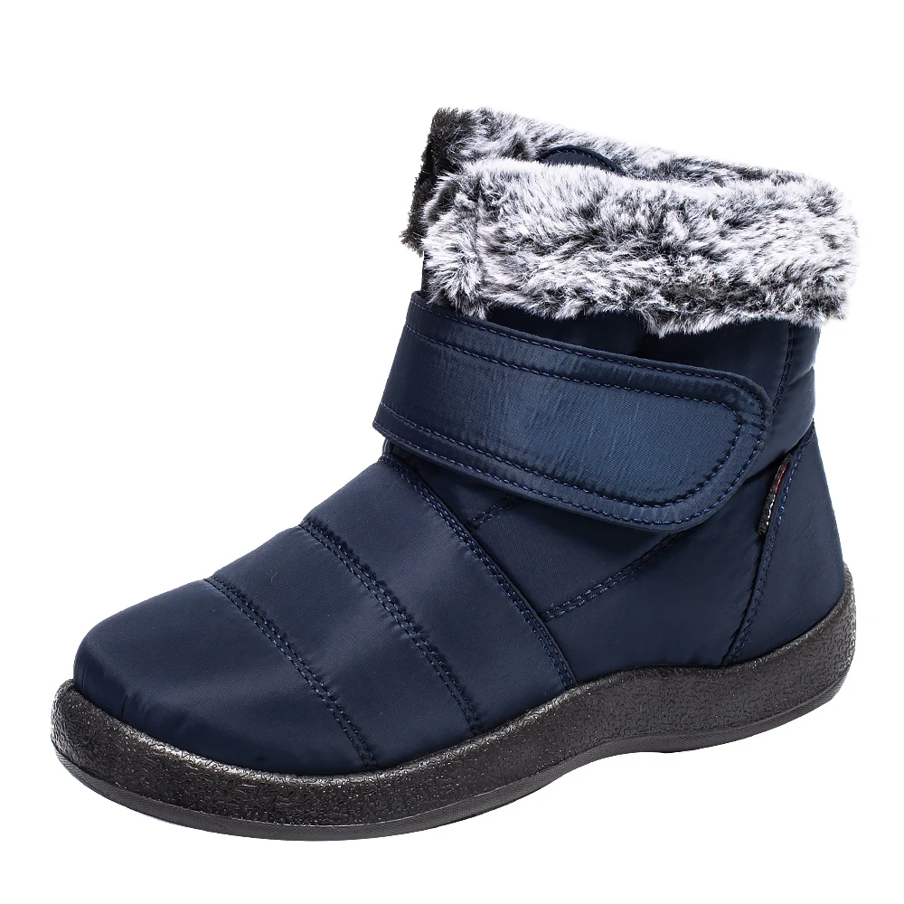 Winter Warm Rabbit Fur Snow Boots for Women Waterproof Non Slip Winter Boots Wom - £43.04 GBP