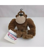 Vintage Disney Store Exclusive George Of The Jungle Ape 8&quot; Bean Bag Plush - $9.69