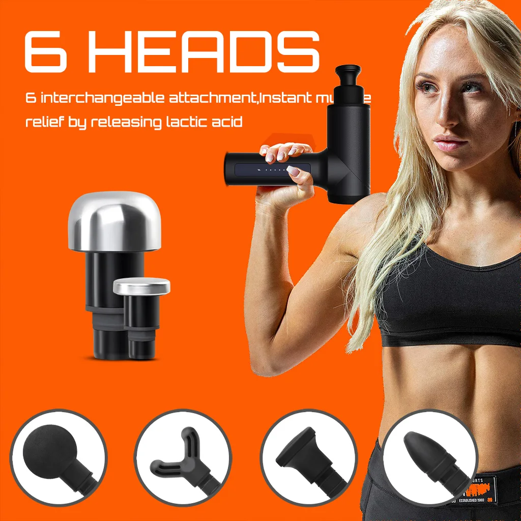 Men s portable percussion muscle massage gun for women and fitness 3400mah lg batteries thumb200