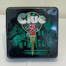 1998 PARKER BROTHERS Board Game Clue (50th Anniversary Edition) Original Tin Box - £27.96 GBP